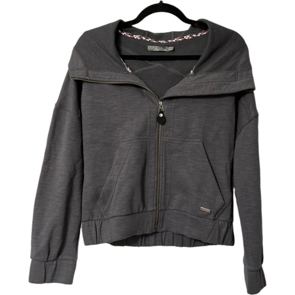 Gray Women's Zip-Up Hoodie